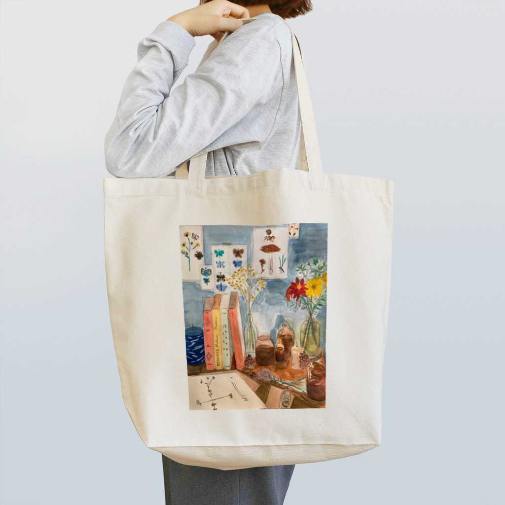 emの水彩画　blue Tote Bag