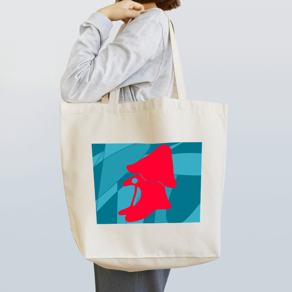 高橋わたがしのわたがしデザイン（青・赤） Tote Bag