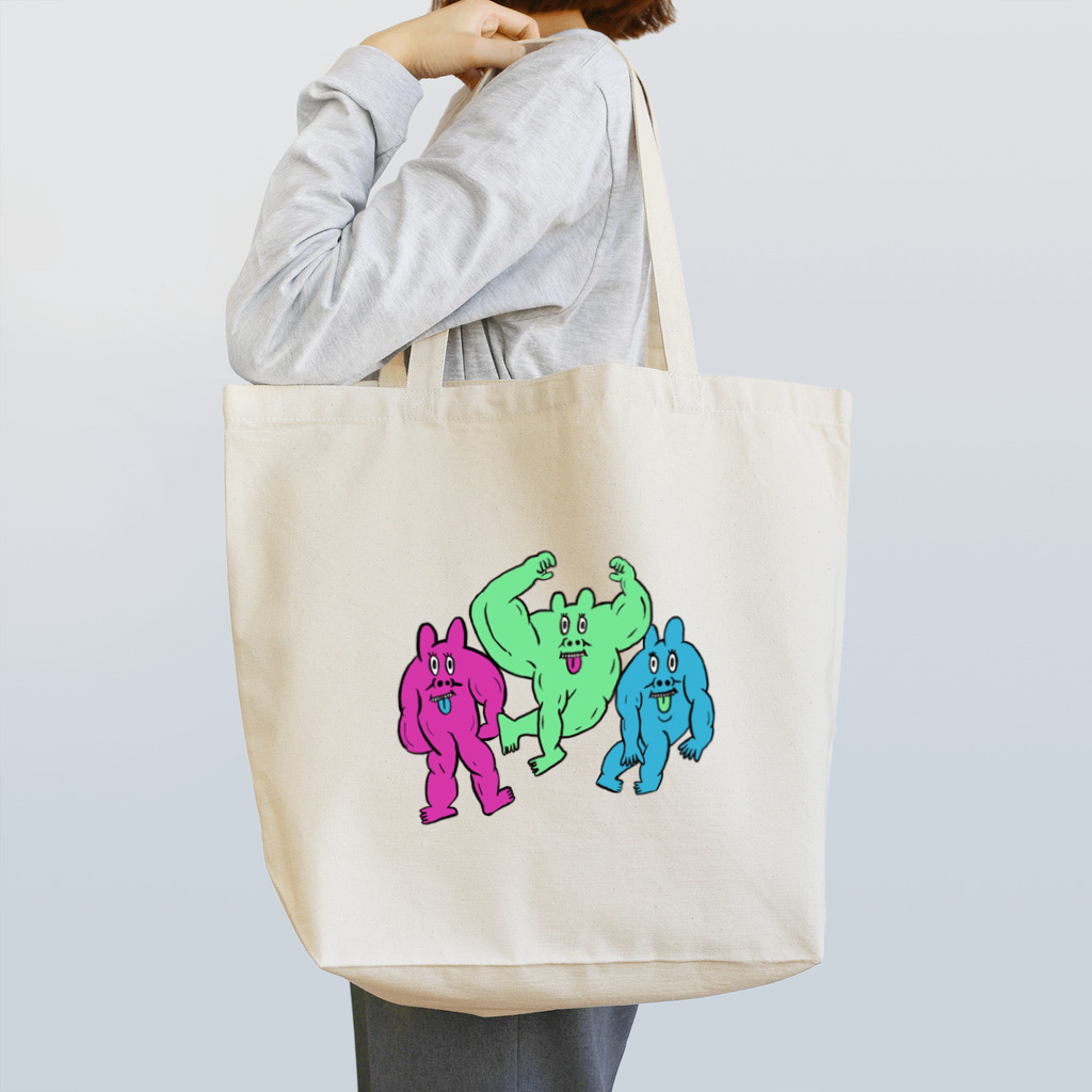 はるやんのsuper macho boys Tote Bag