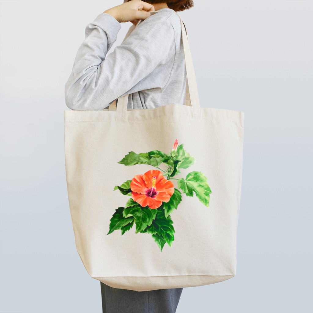 March-Hare-Galleryのハイビスカス Tote Bag