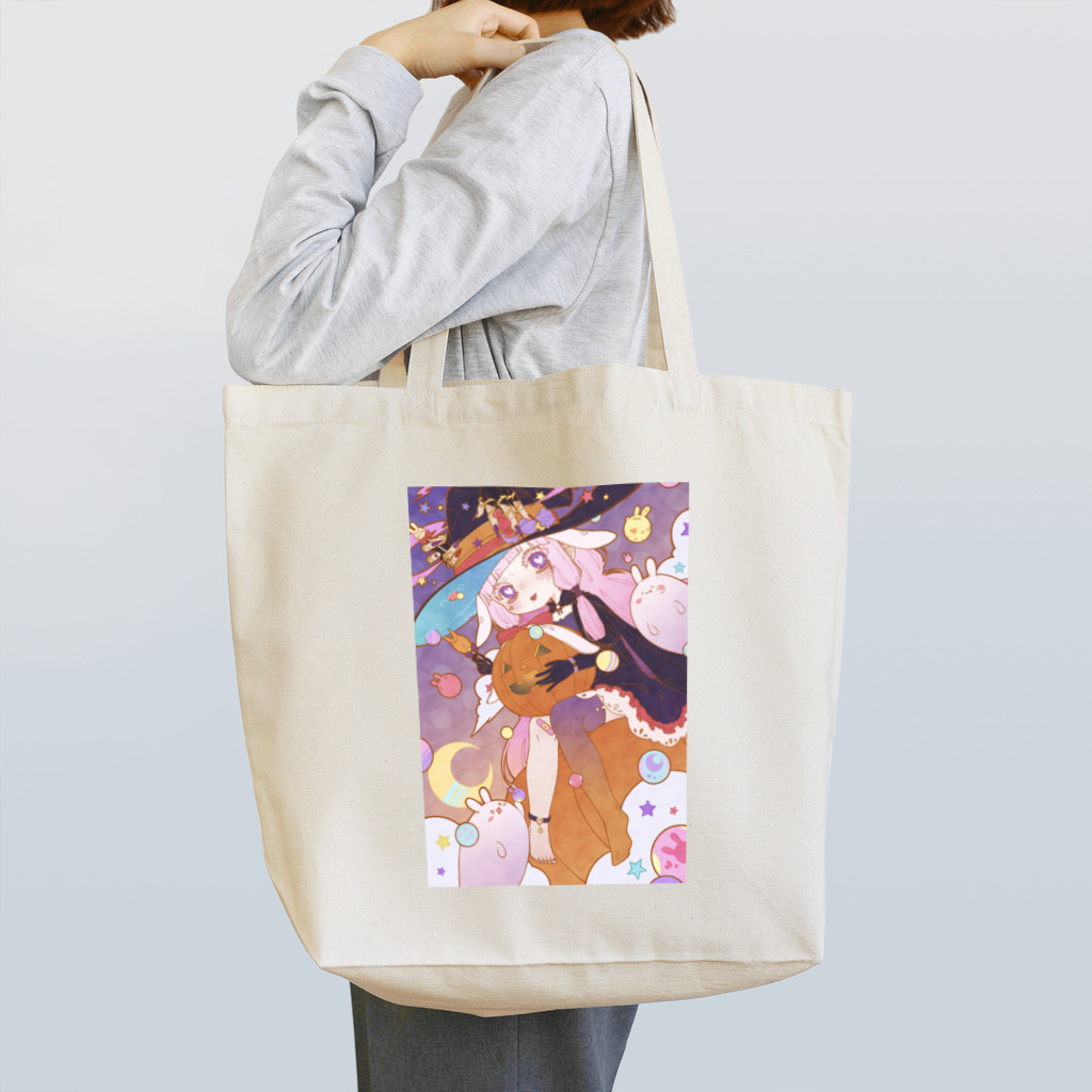 山葵亭の飴と兎の魔女っ娘 Tote Bag