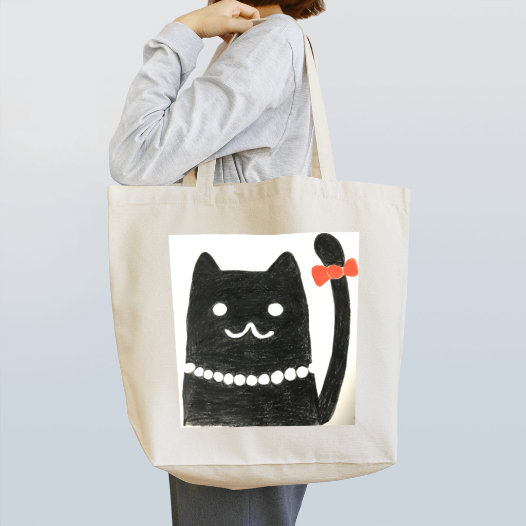 lottyのどこへでもいくファニーキャット Tote Bag