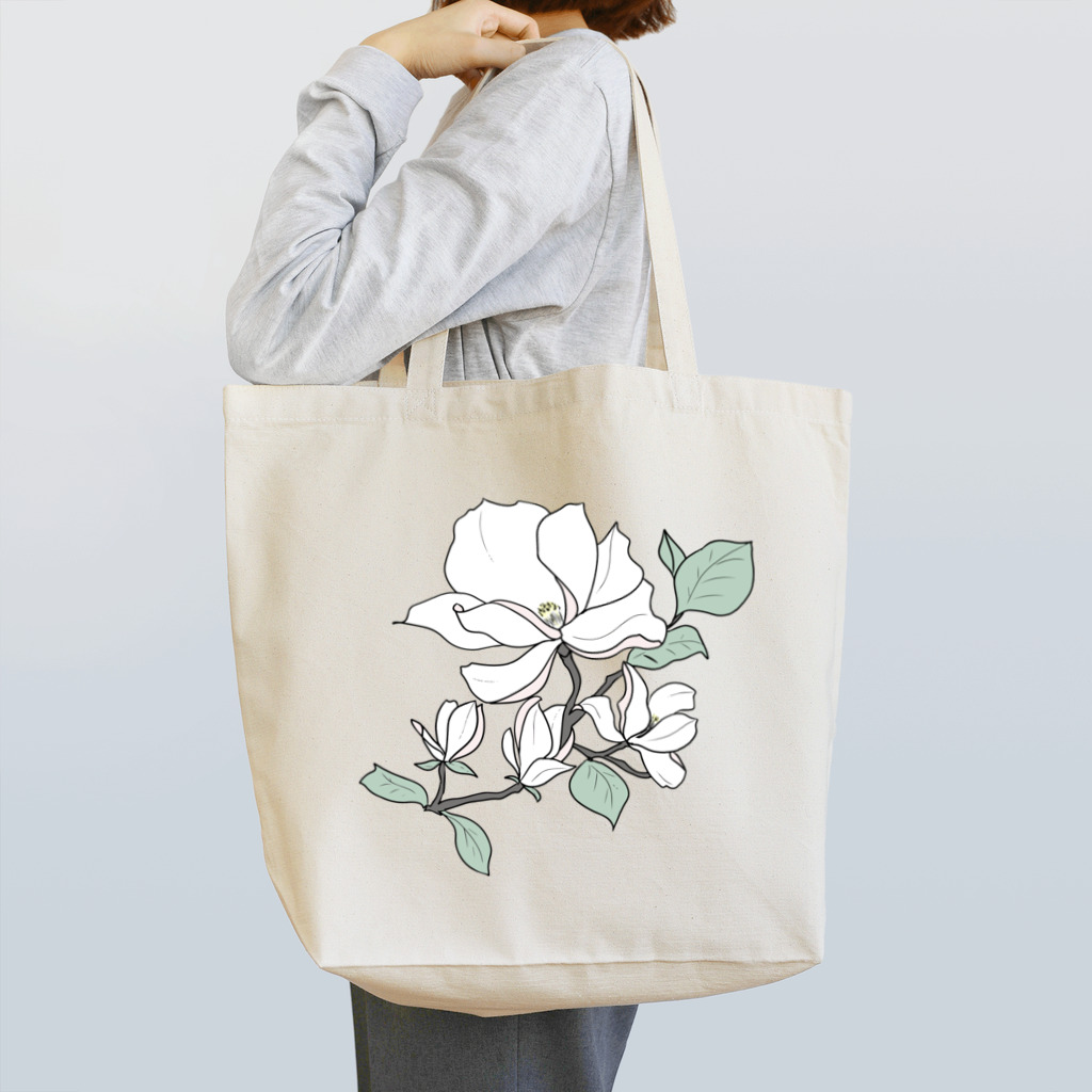 M's Studioの気高く咲くマグノリアの花 Tote Bag