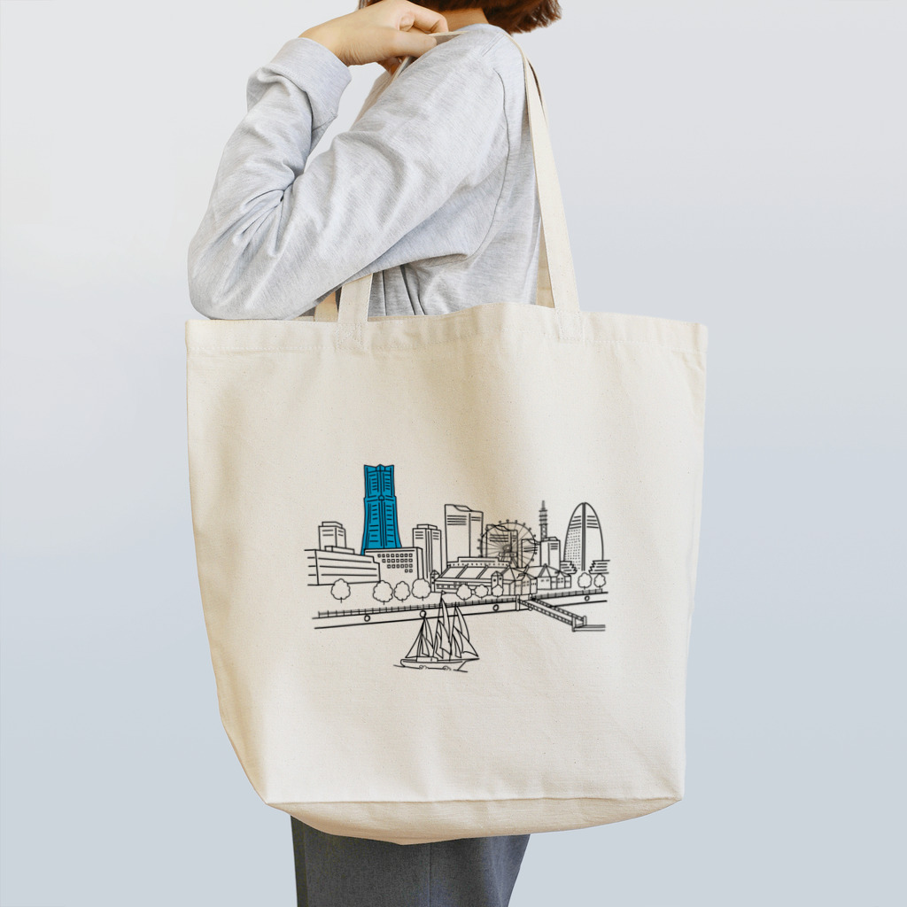 monomawaruの横浜みなとみらいの景色 Tote Bag