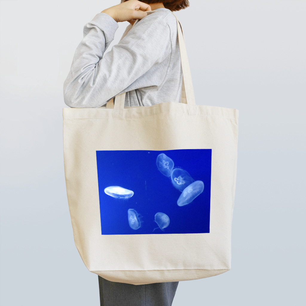 mi-mi（写真家、クラゲ、ノスタルジック）のゆらめきクラゲ Tote Bag