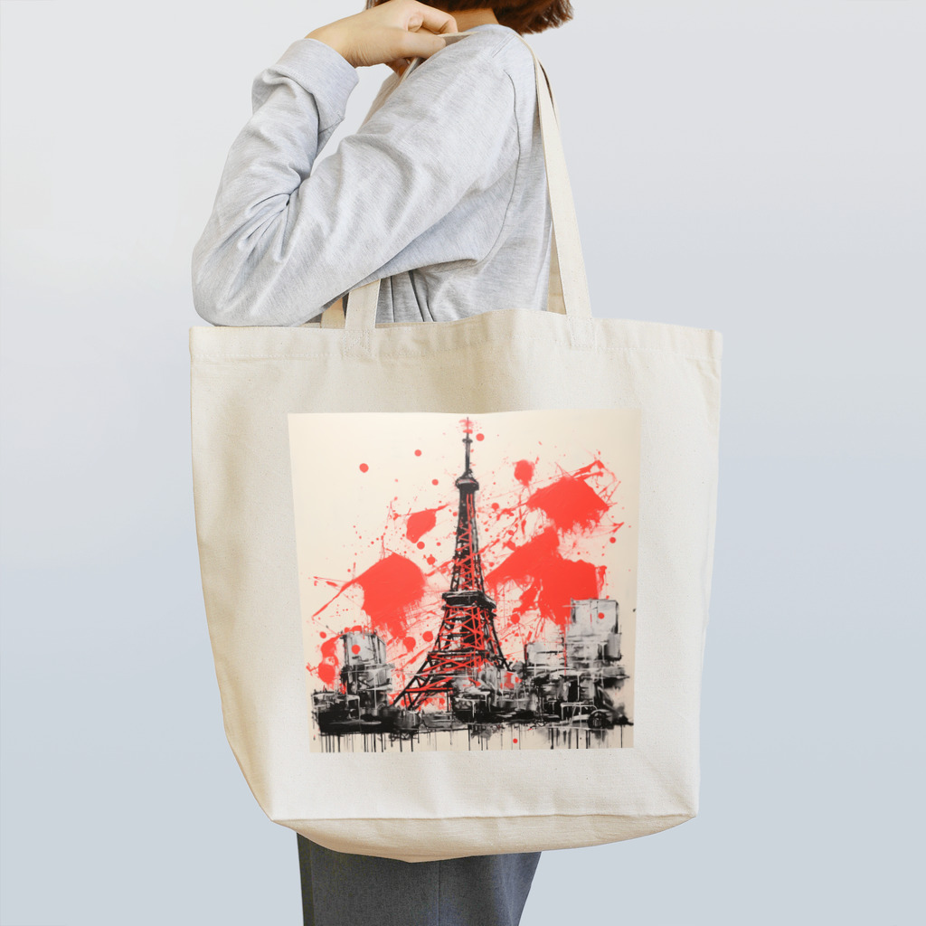 東京と雨と。の下町と東京と。 Tote Bag