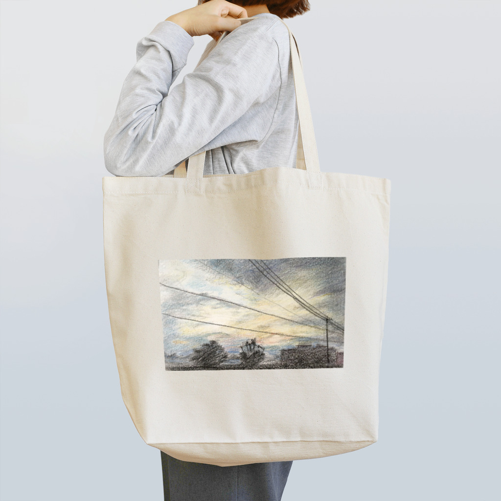 宮本サキ/ささのはの日暮れ空 Tote Bag