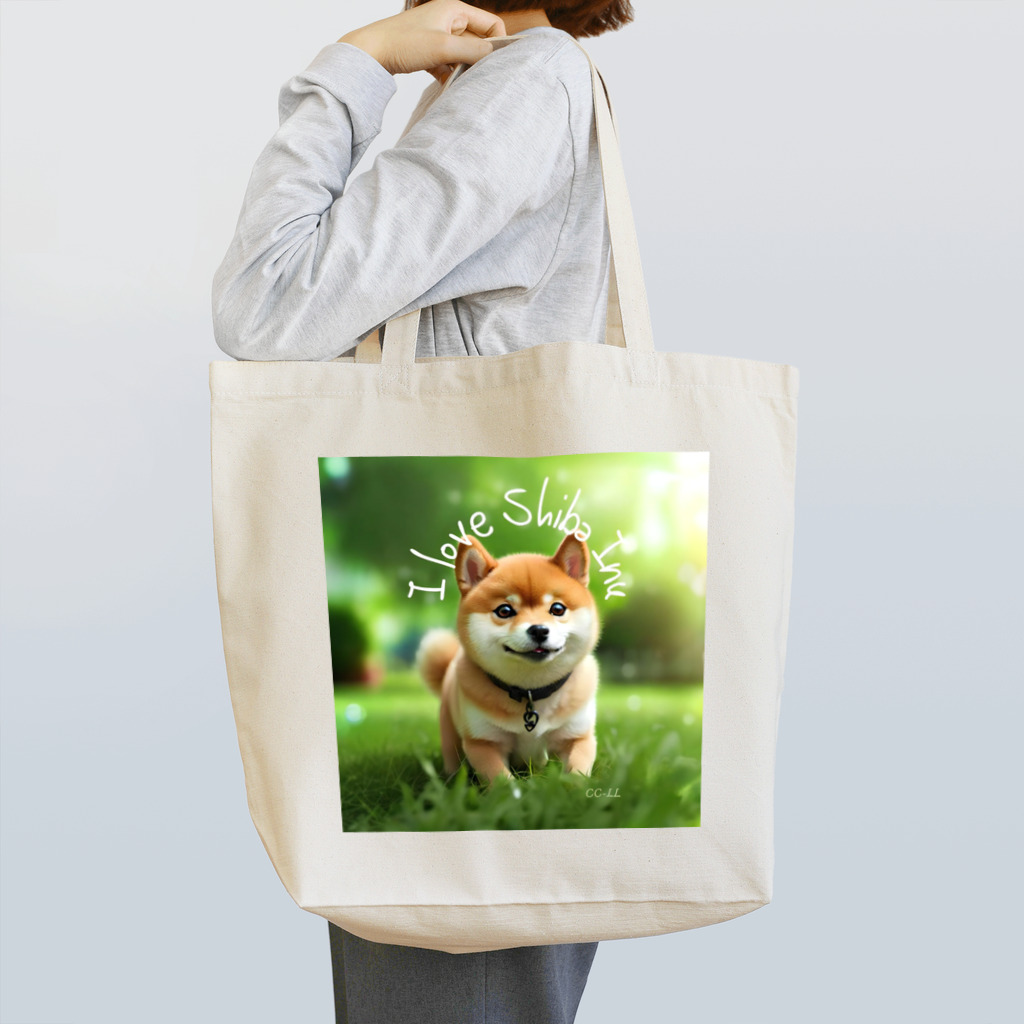 CC-LL (クク・ルル)の【柴犬】フォトリアル Tote Bag