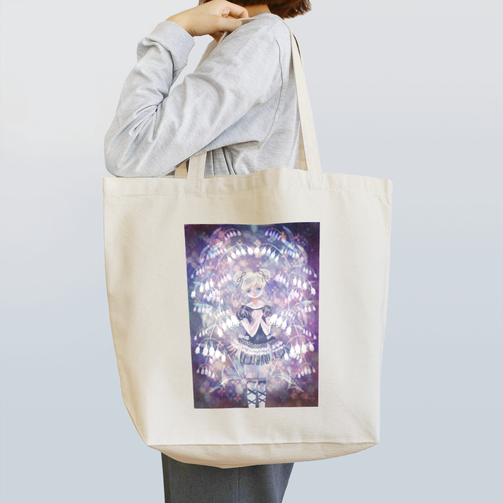 夢々のスノードロップと少女 Tote Bag