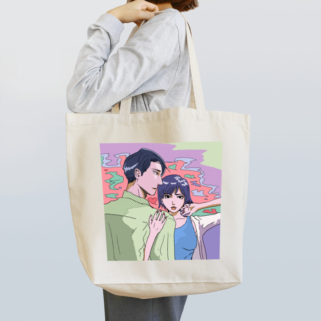 mokkunのちょっと待って、行かないでシリーズ Tote Bag