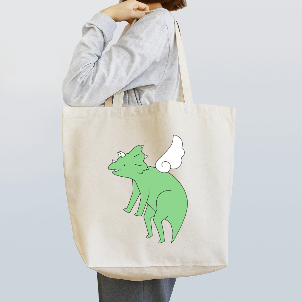 ご乱心ふれんずのフライングダイナソー Tote Bag