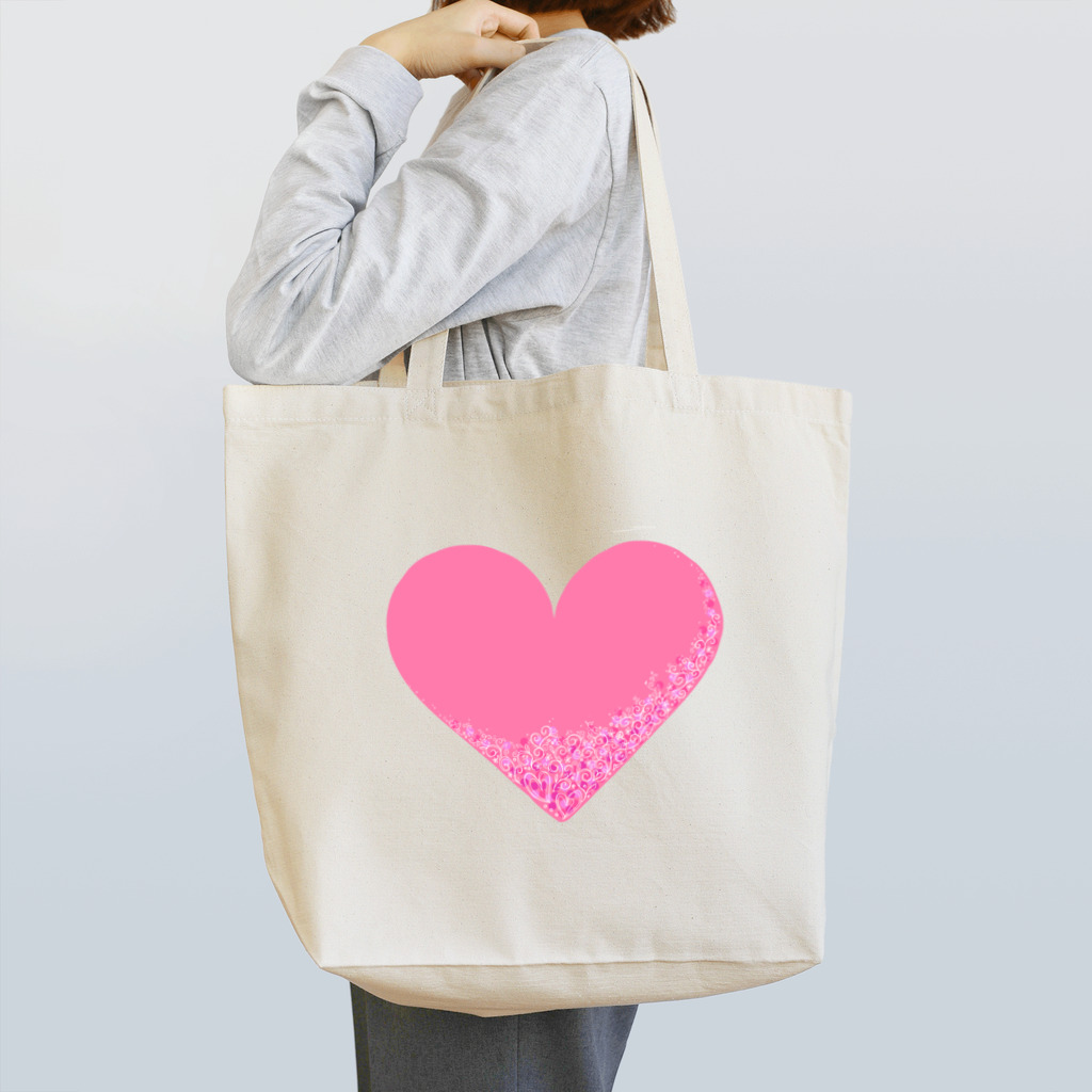 楽師天 痩世帯のハート Tote Bag