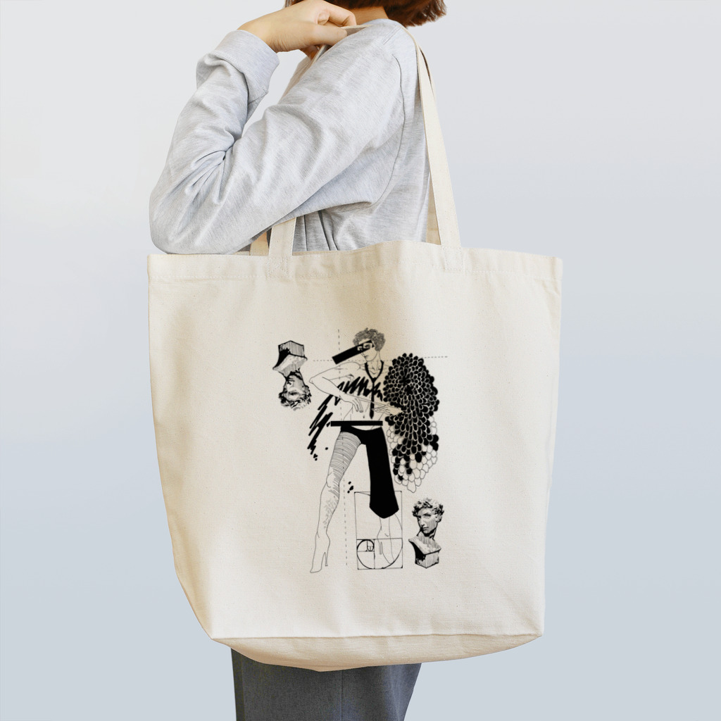 Asako Shibutaniのデッサン（メジチ胸像） Tote Bag