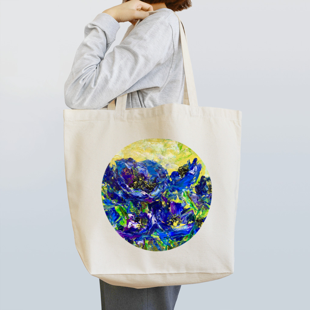 竹黎アートショップのHappy  flower Tote Bag