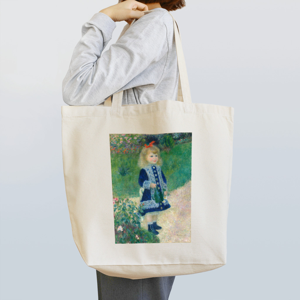 ルノワールの色彩のじょうろを持つ少女（A Girl with a Watering Can） Tote Bag