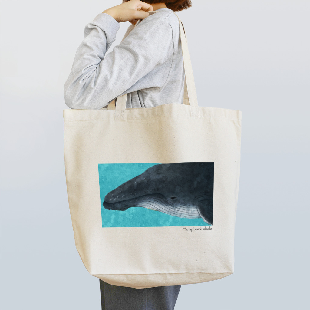 PuNPuNのHumpback whale Tote Bag