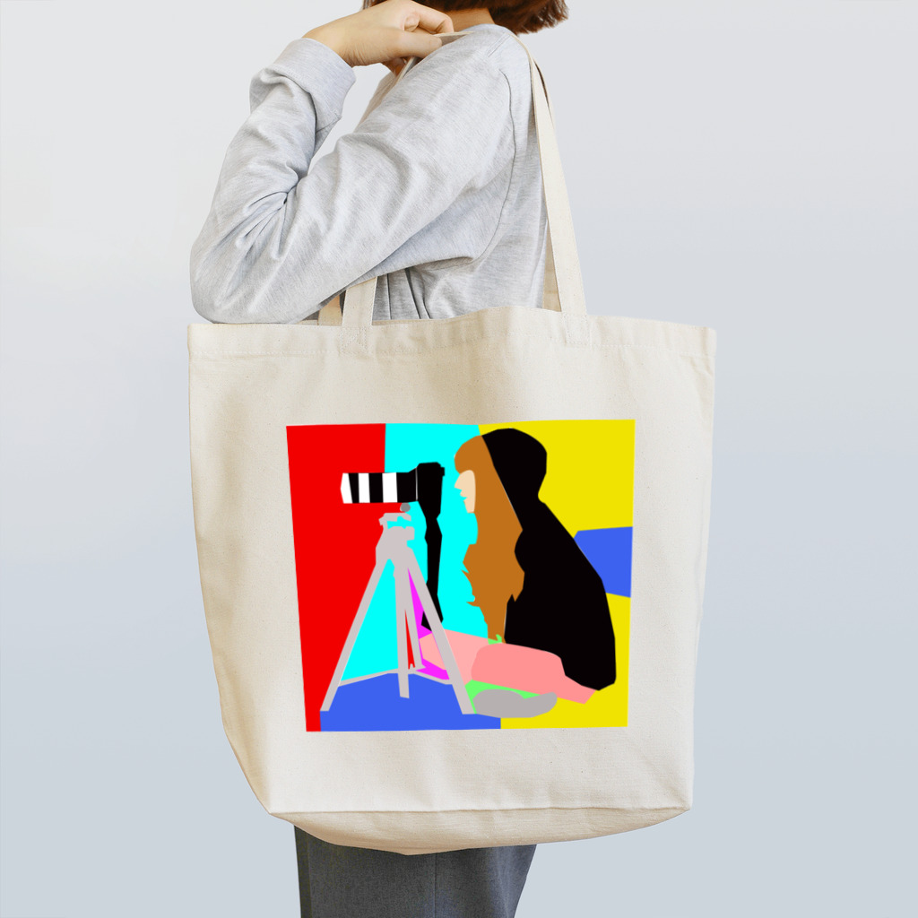 sumesiの女の子＆カメラ Tote Bag