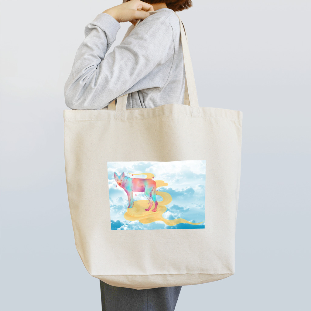 天地の宮～あめつちのみや～の神使オオカミ Tote Bag