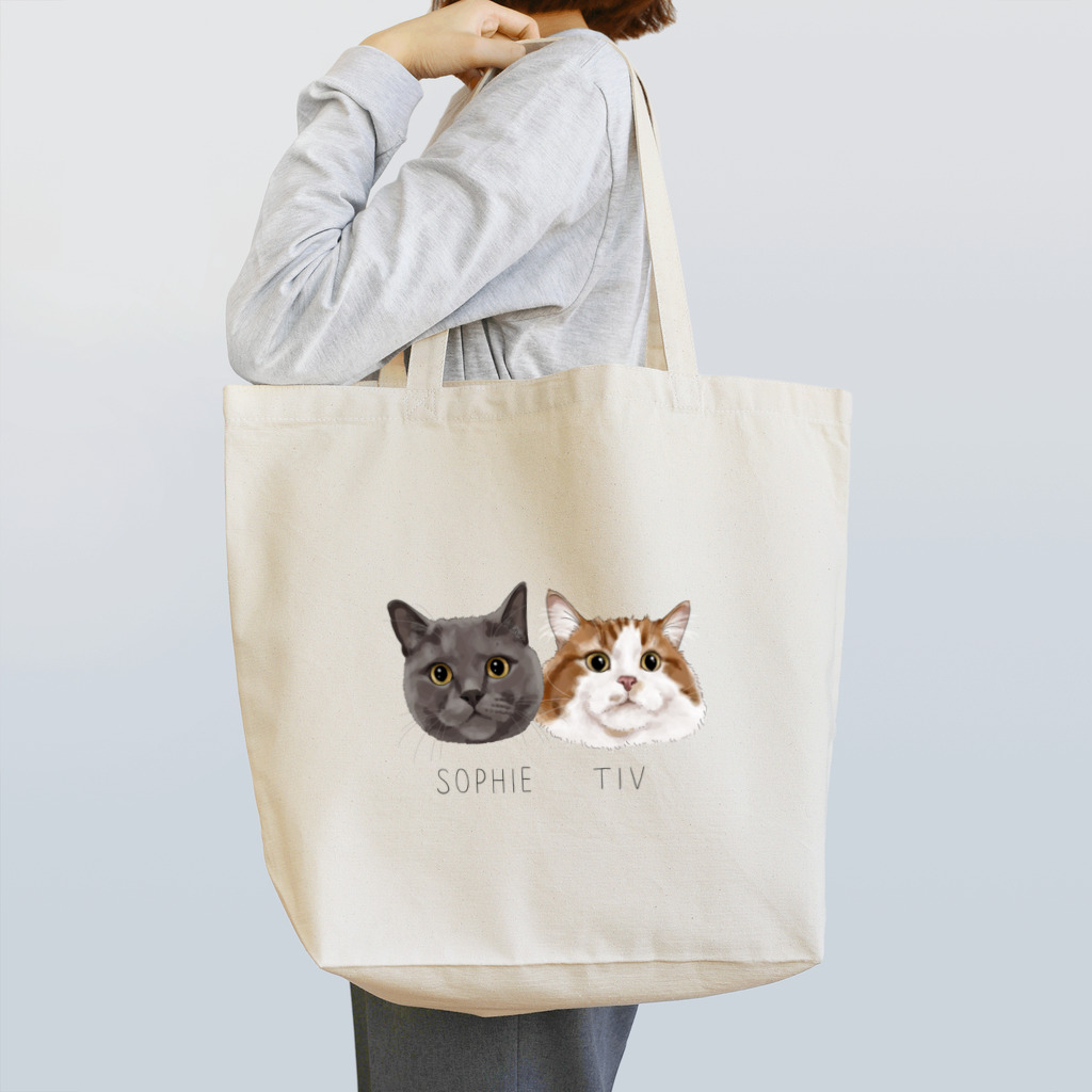 みきぞーん｜保護猫 ミッキー画伯と肉球とおともだちのsophie tiv Tote Bag