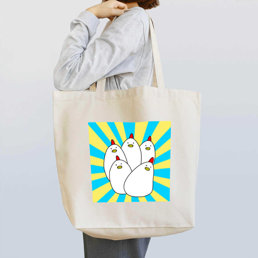 niwatori-companyのニワトリトレイン Tote Bag