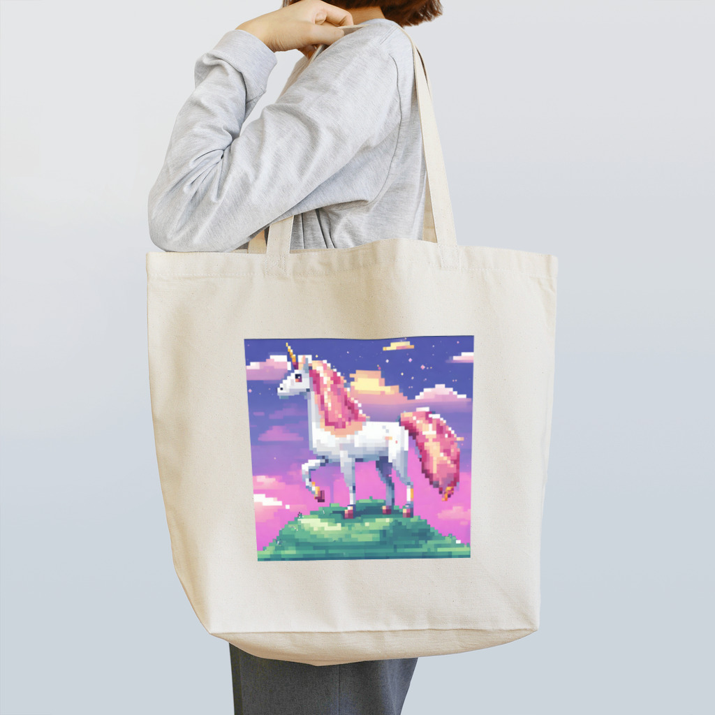 オカメインコのタロのドット絵ユニコーン Tote Bag