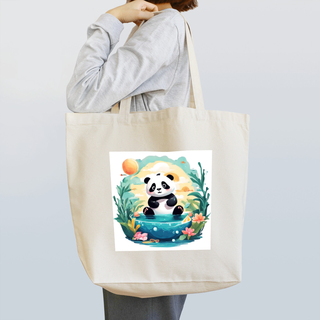 waterpandaの水辺のパンダ Tote Bag
