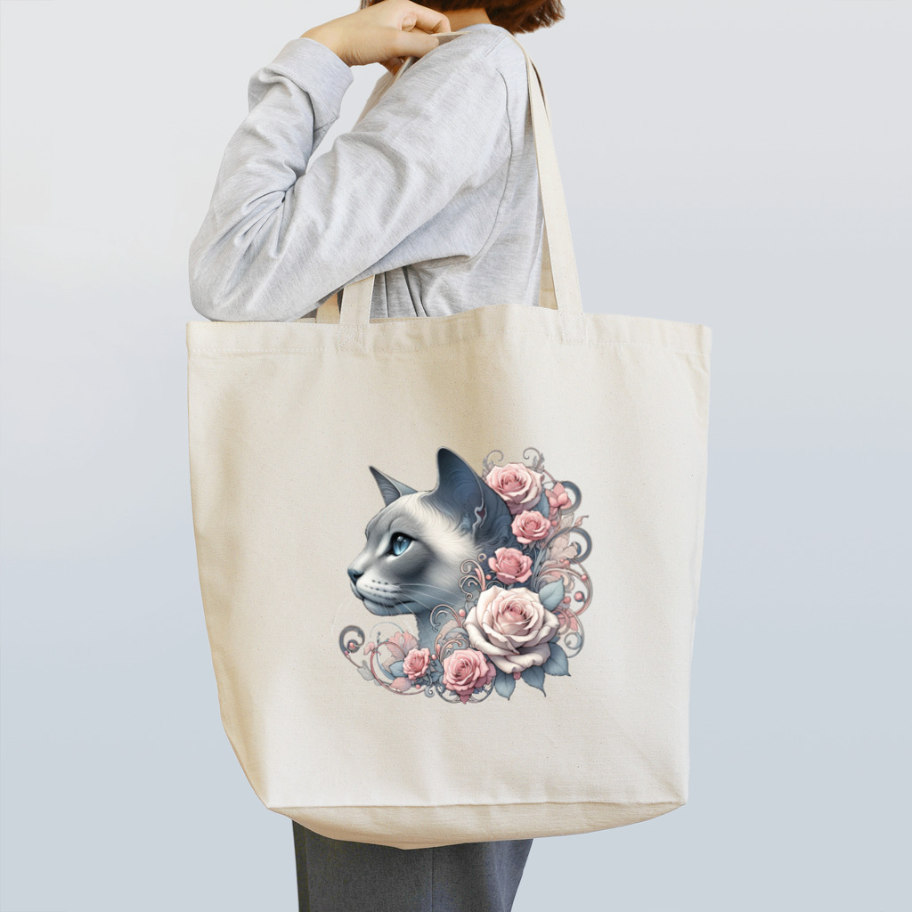 An_Momoのバラ猫ちゃん🌹 トートバッグ