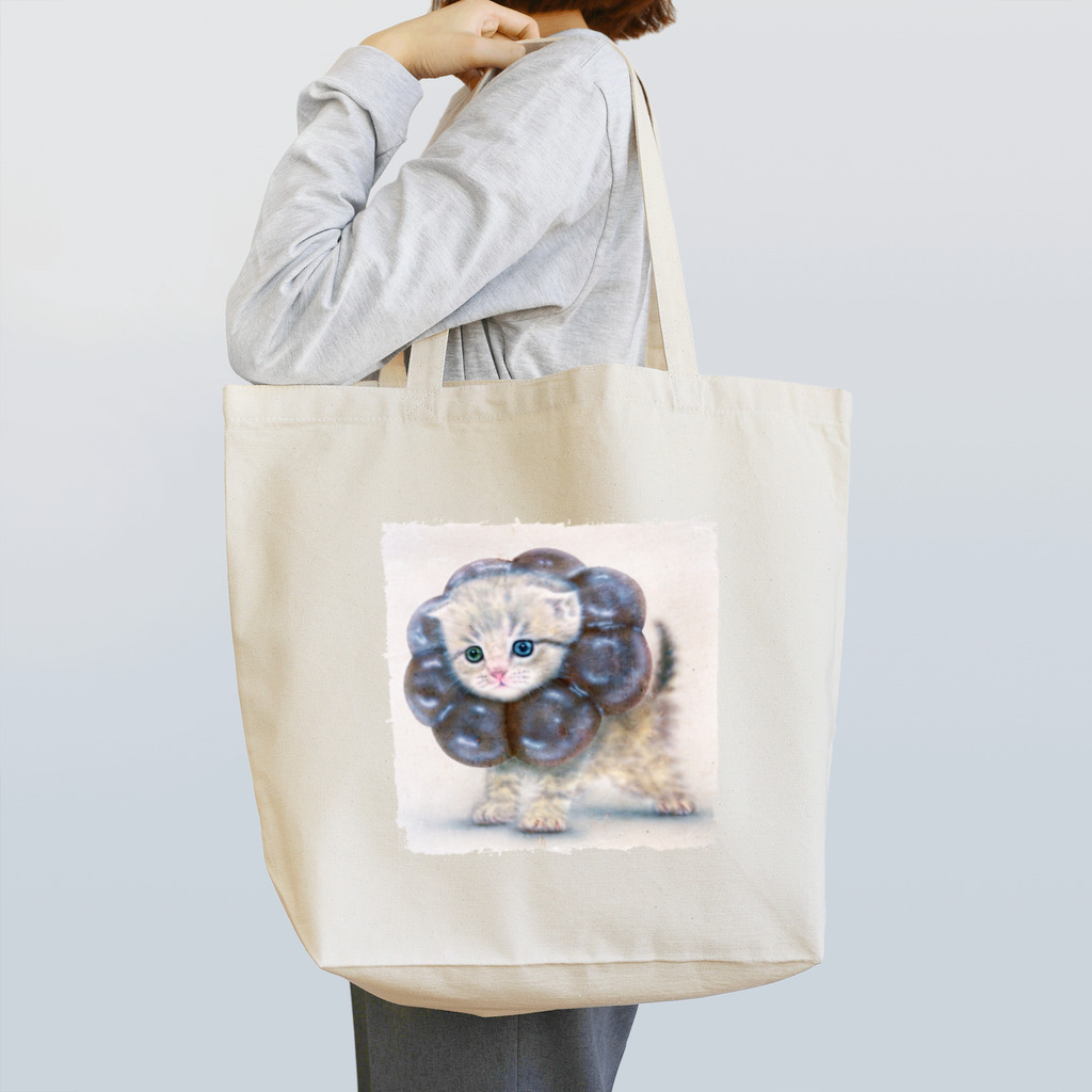 萌獣ファクトリー「純屋」の萌獣 猫 ポンデニャイオン：ショコラ Tote Bag