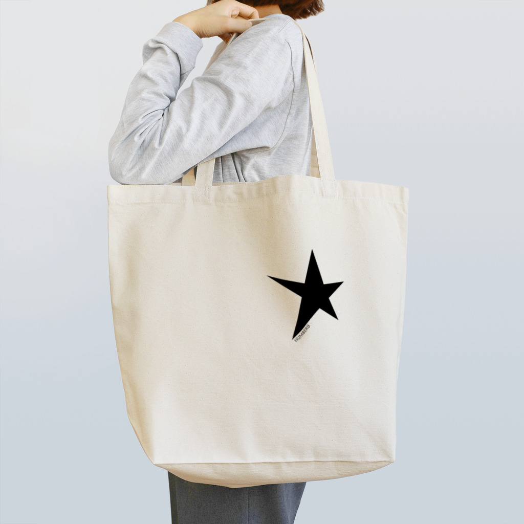 Number8（ナンバーエイト）の星柄ワンポイント Tote Bag