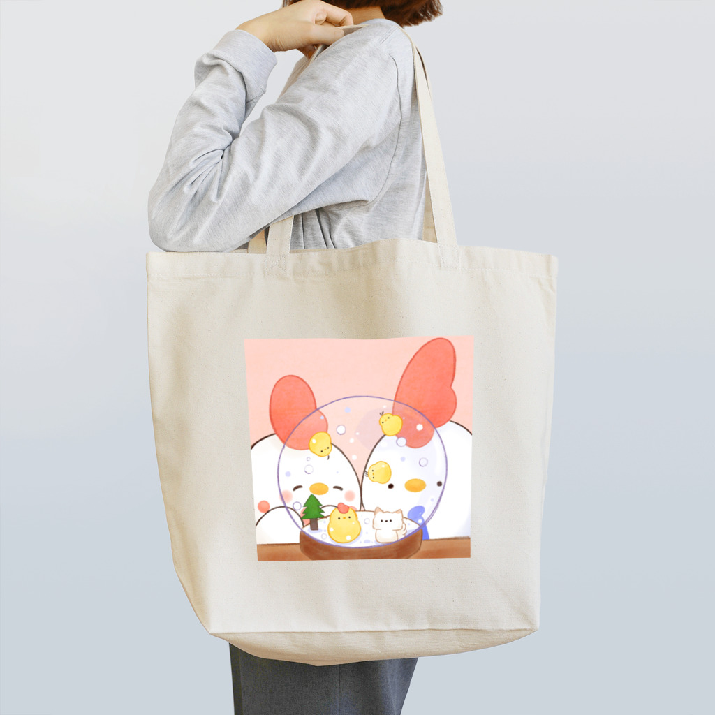 ひよコケshopのスノードーム Tote Bag