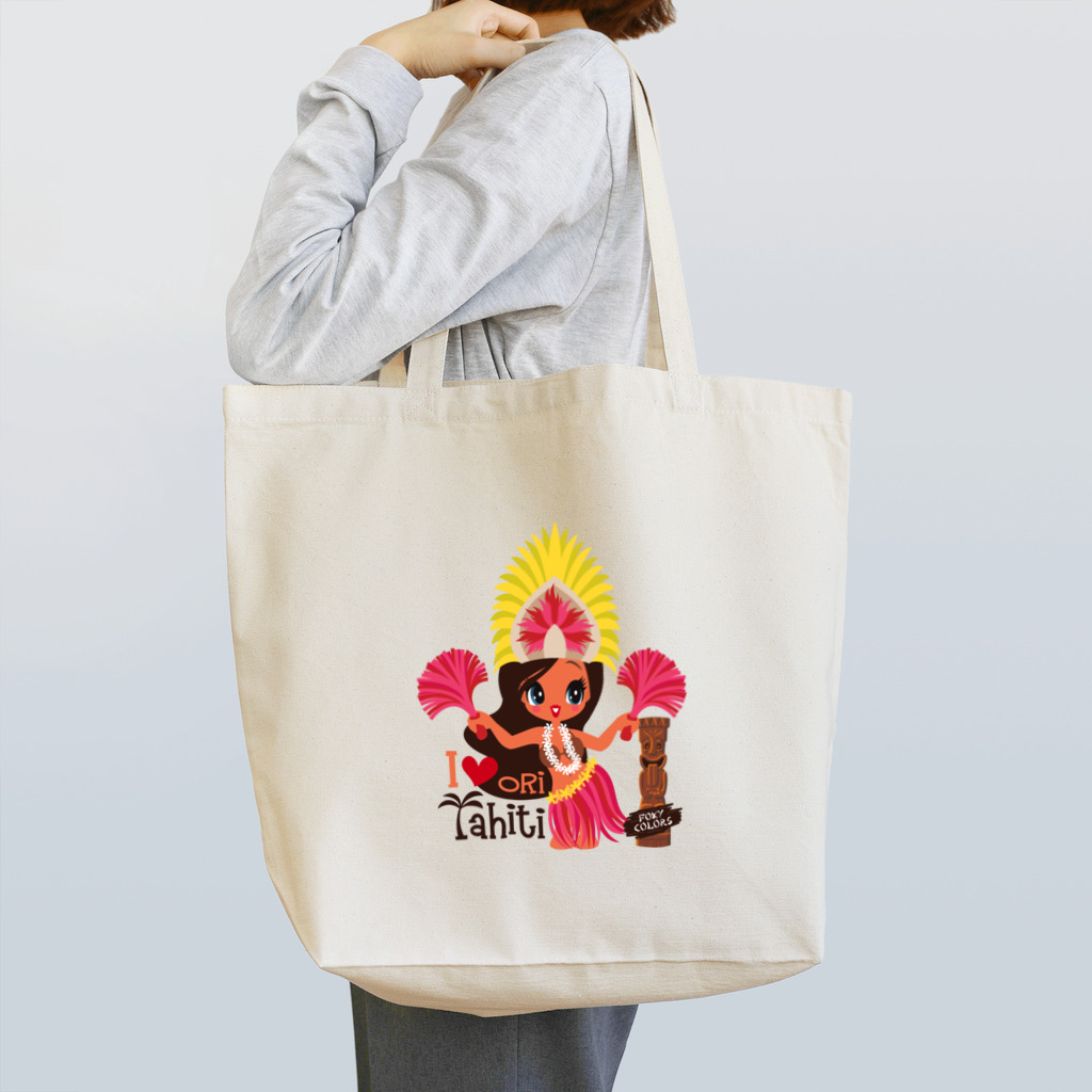 FOXY COLORSのOri Tahiti タヒチアンダンス Tote Bag