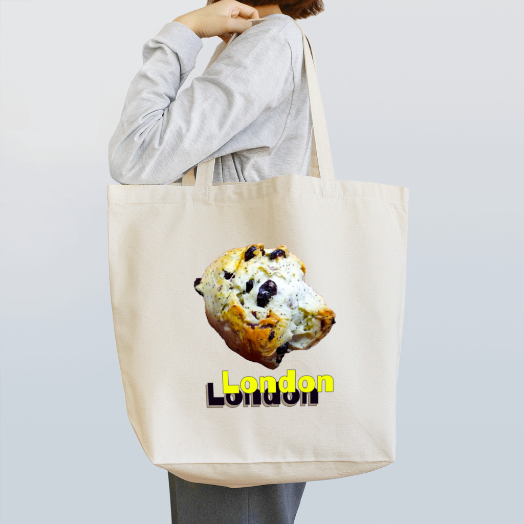 villonのLONDON　紅茶とレーズンのスコーン　ロンドン Tote Bag