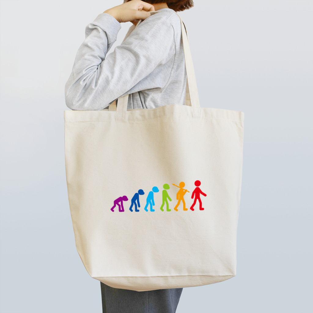 kimchinの人類の進化 ピクトグラム Tote Bag