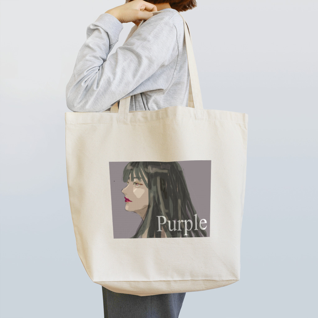 colorsのperple Tote Bag