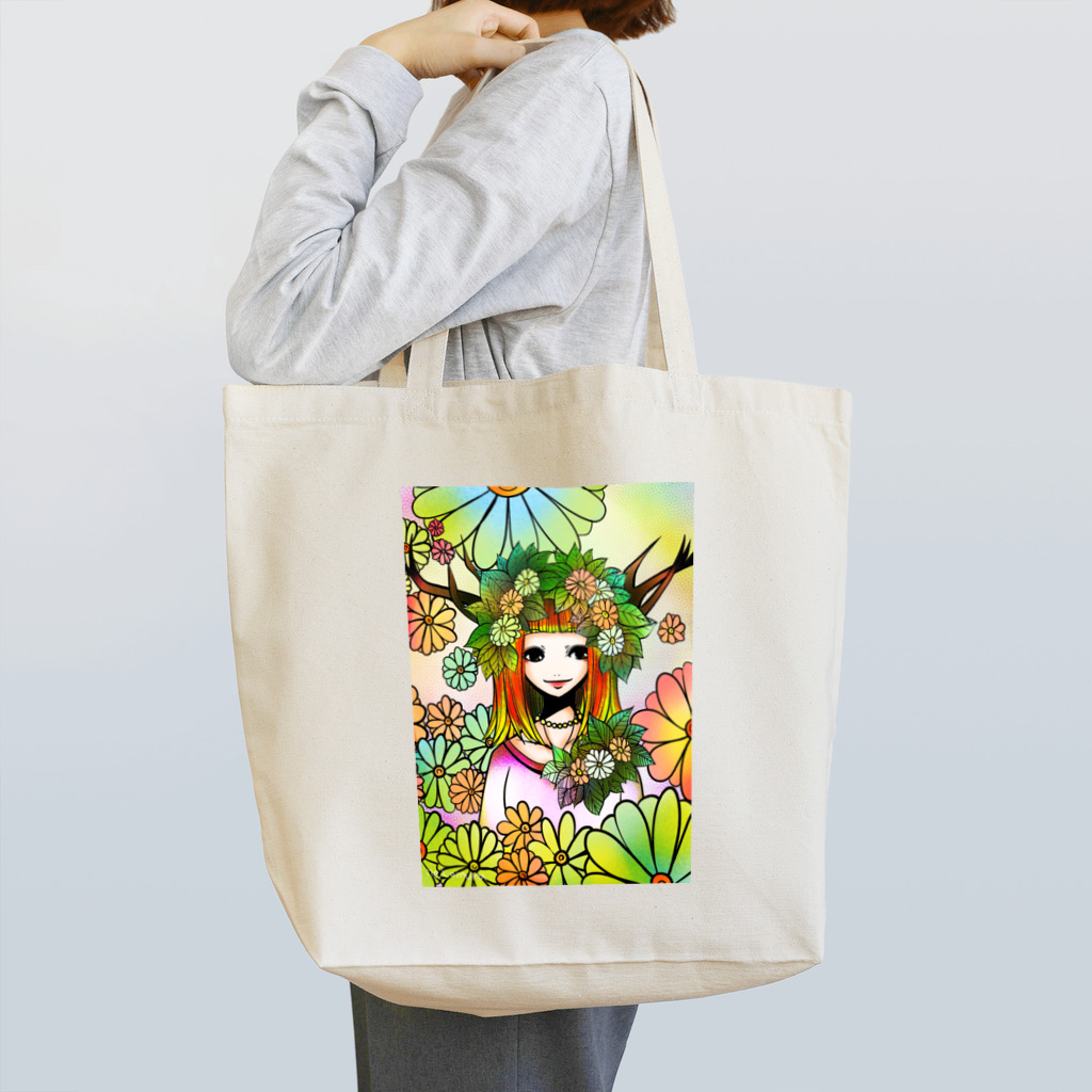 37.5℃　猫村の角の子 Tote Bag