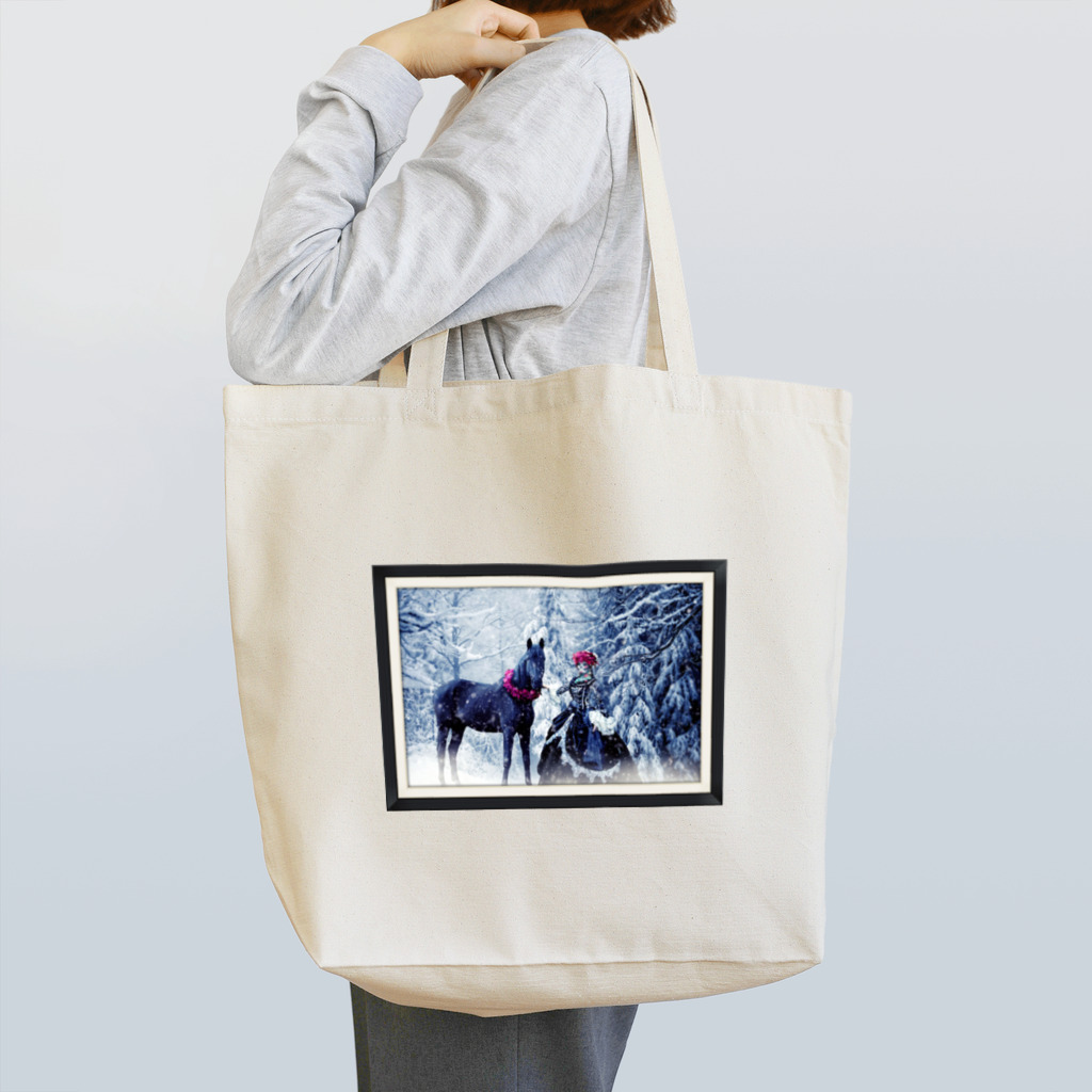 R&N Photographyのカトリーナとクリスマス花｜死者の日・日本のカトリーナ Tote Bag