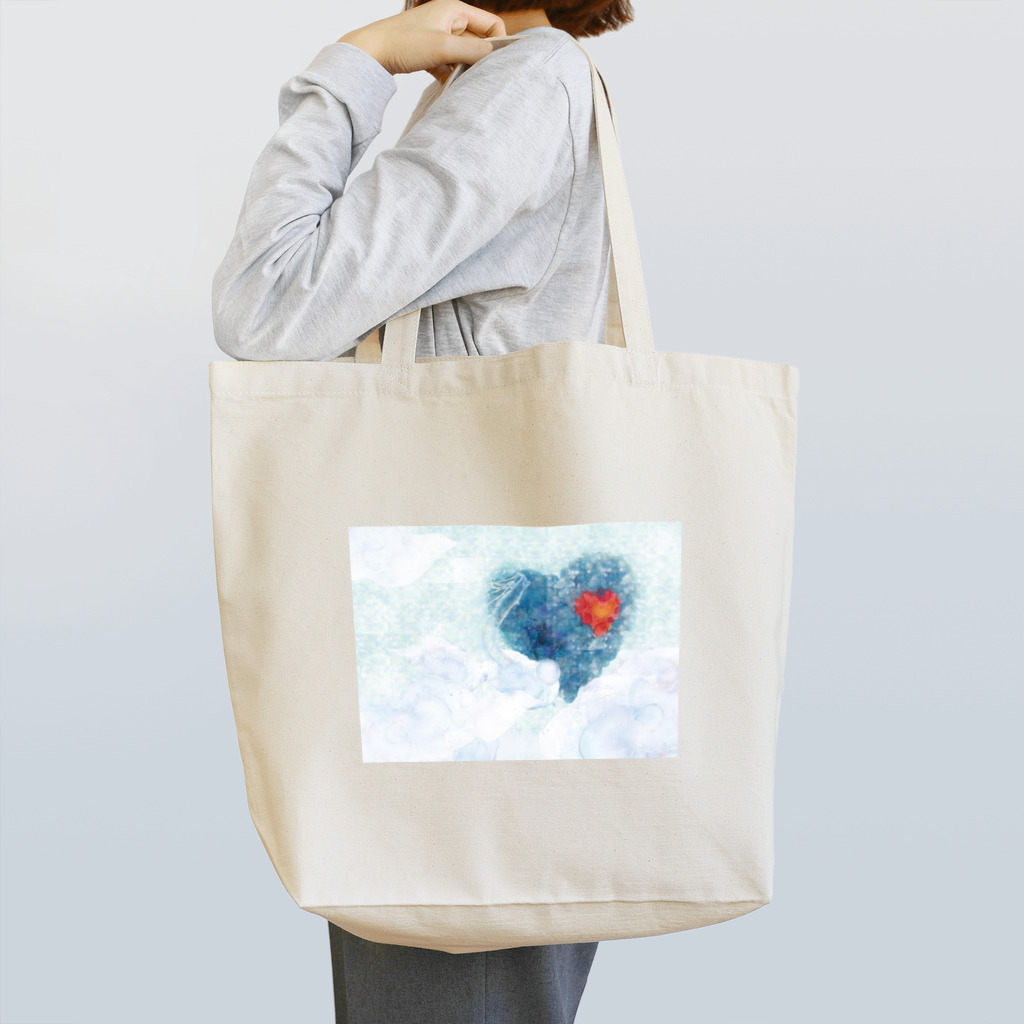 WAMI ARTのタツとハート Tote Bag