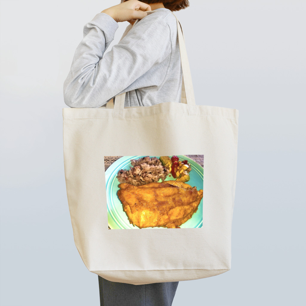 wosh1217のカリカリチキンソテー Tote Bag