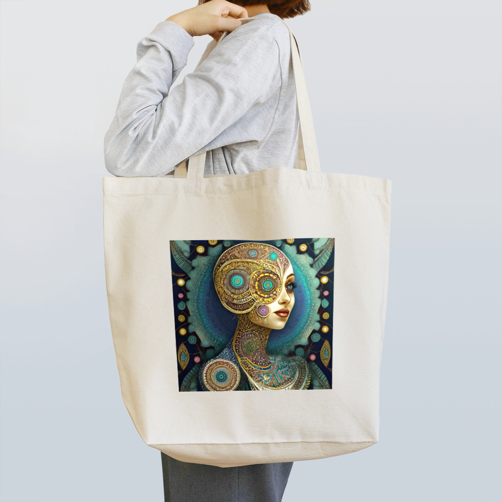 しゅ～とshopのおしゃれアルゴリズム女神 Tote Bag