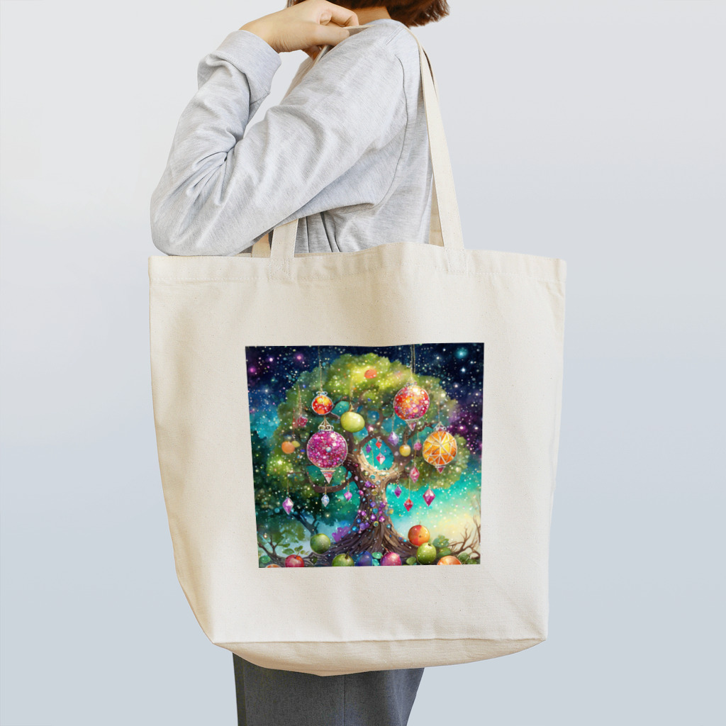 Rimapiのキラキラフルーツツリー Tote Bag