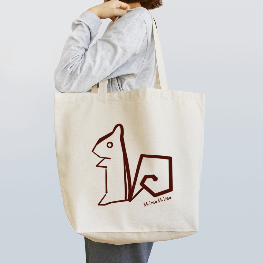 shimashima（しましま）のシマリスのグッズ🐿 Tote Bag