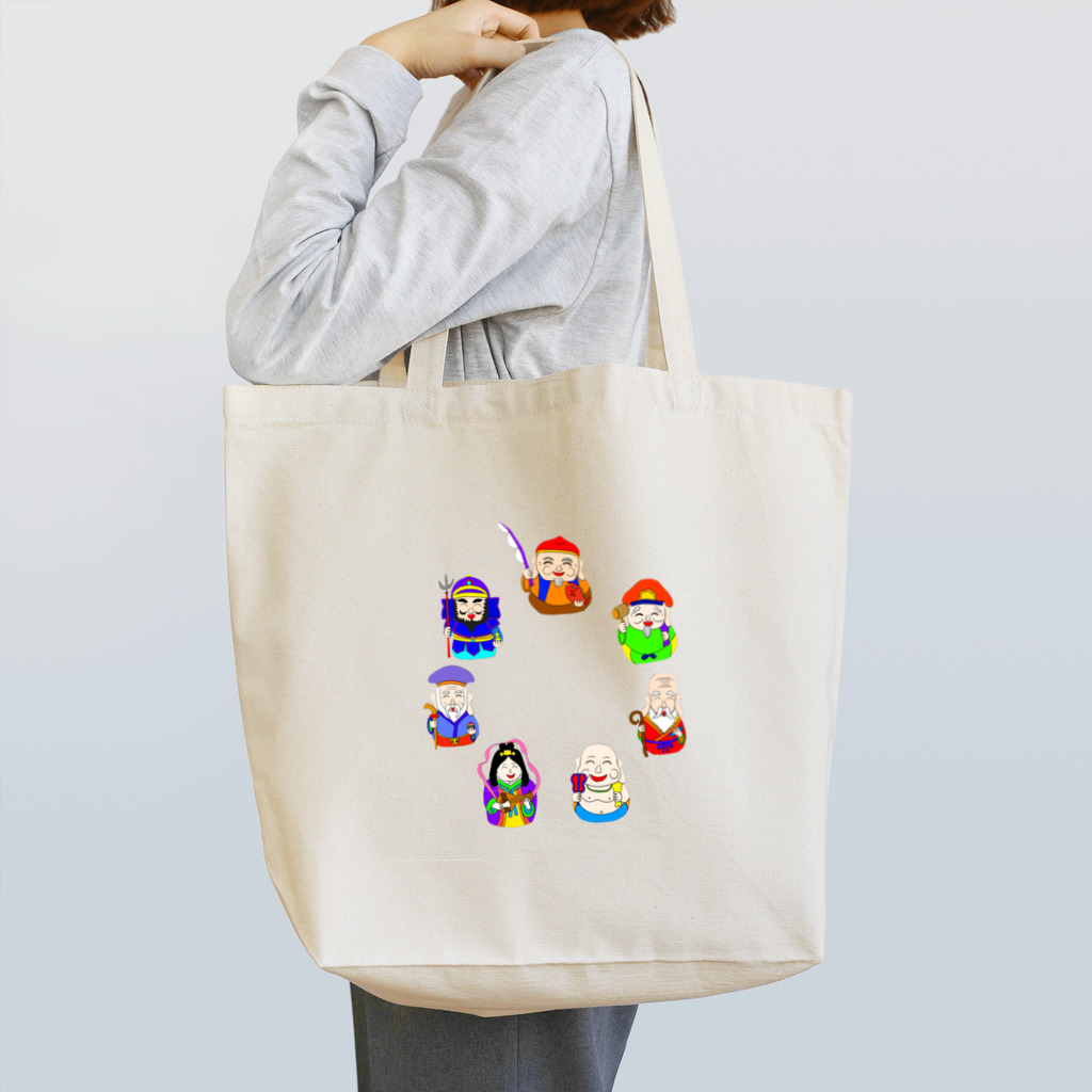 Fのカラフル七福神 Tote Bag