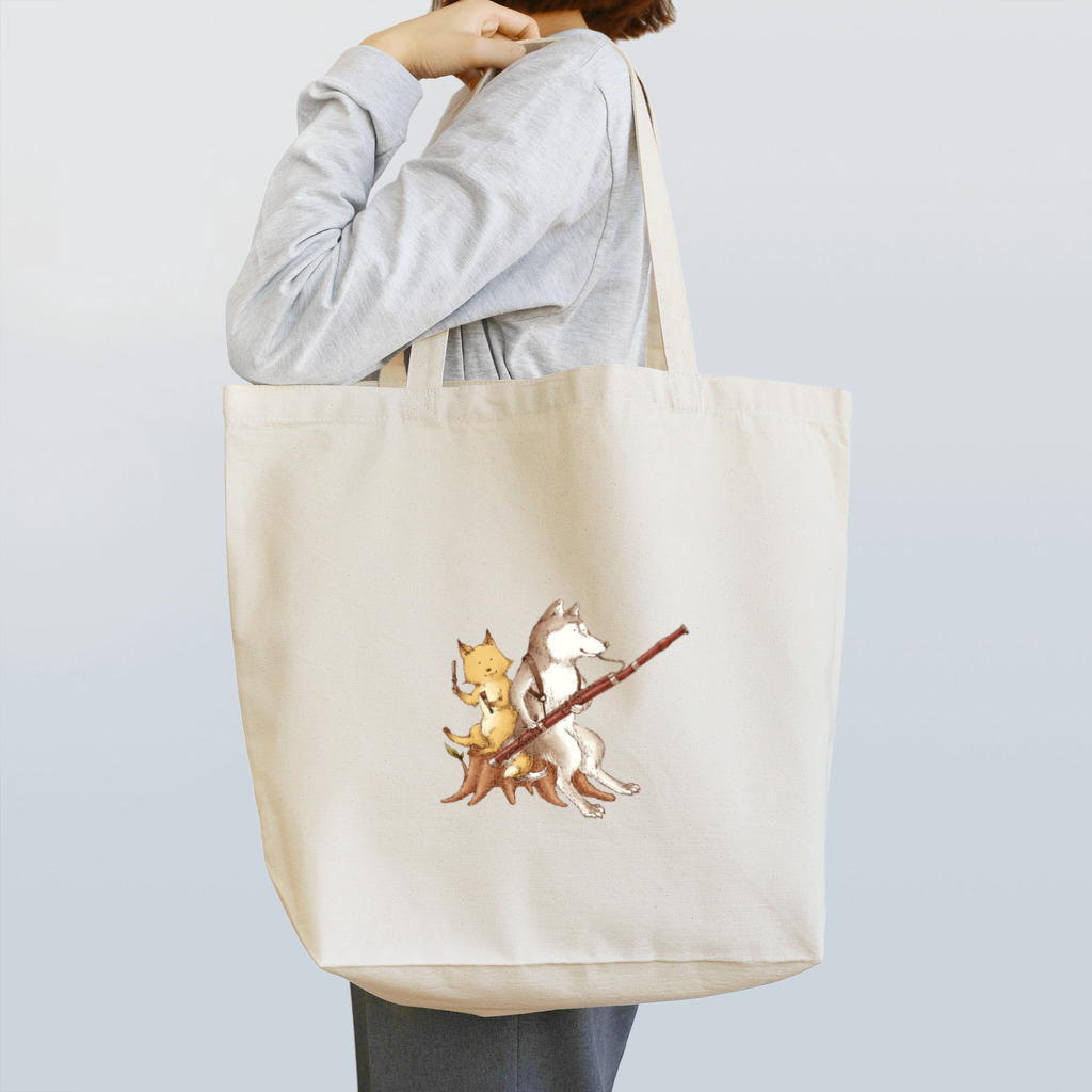 わんにゃん交響楽団のファゴット Tote Bag