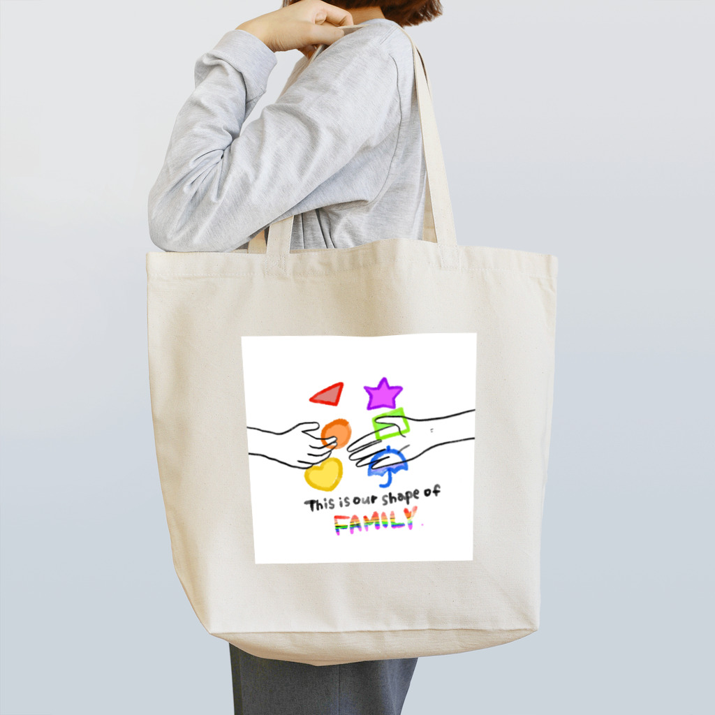 むちんアゲショップの家族のかたち Tote Bag