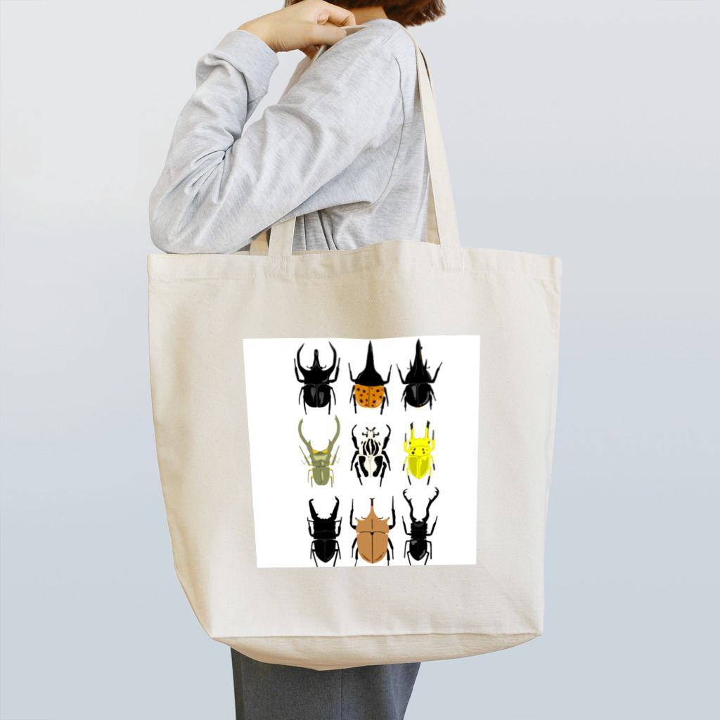 🐝KontyuMamaの世界のカブトムシクワガタ Tote Bag