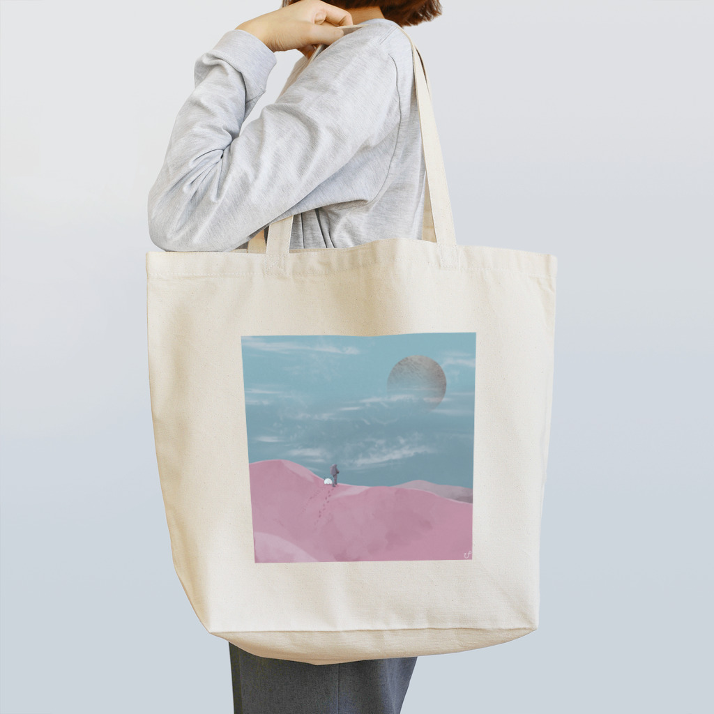 ぴなぴぃずのピンクの砂漠 Tote Bag