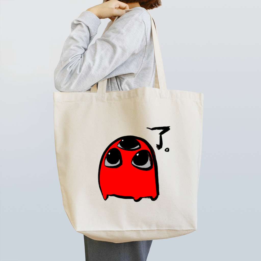 WAnooekakiの红色的生物シリーズ「了解」① Tote Bag