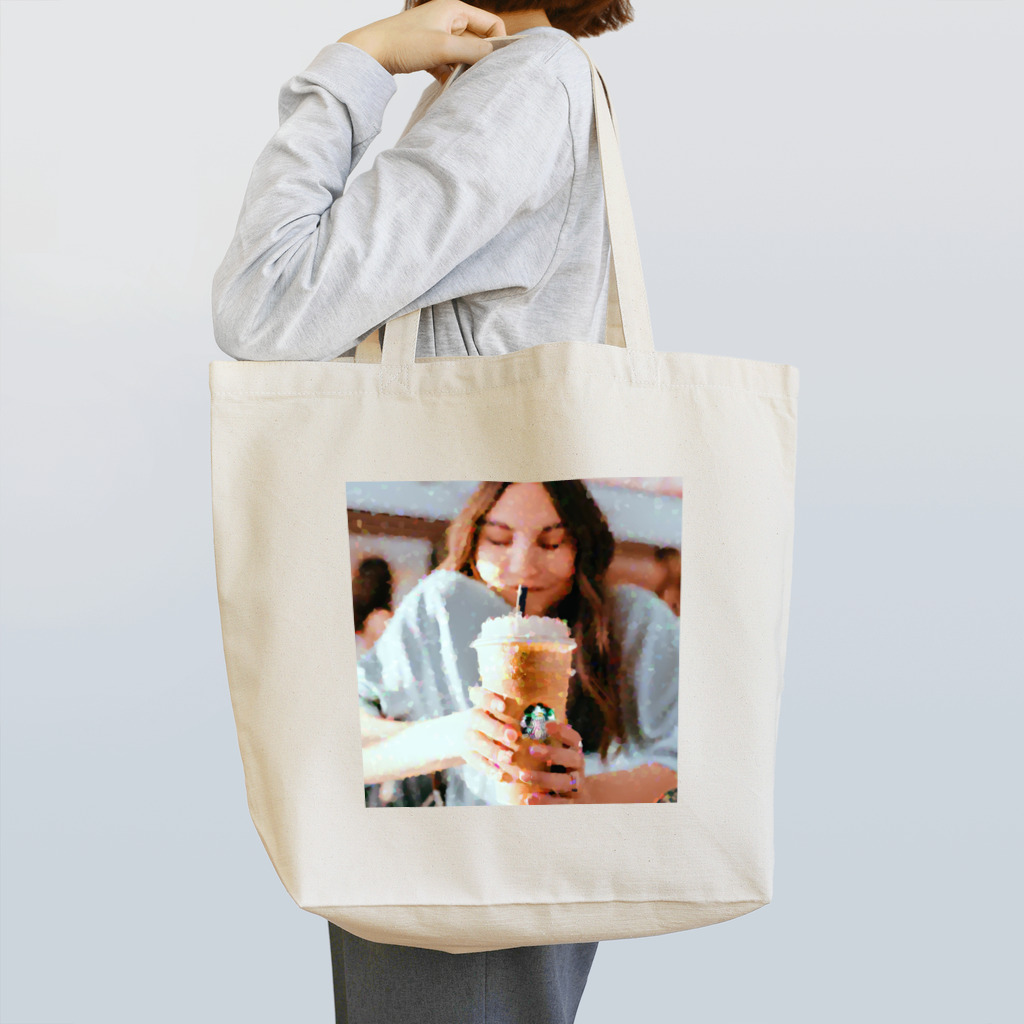 purimokobeのフラペチーノと女の子 Tote Bag