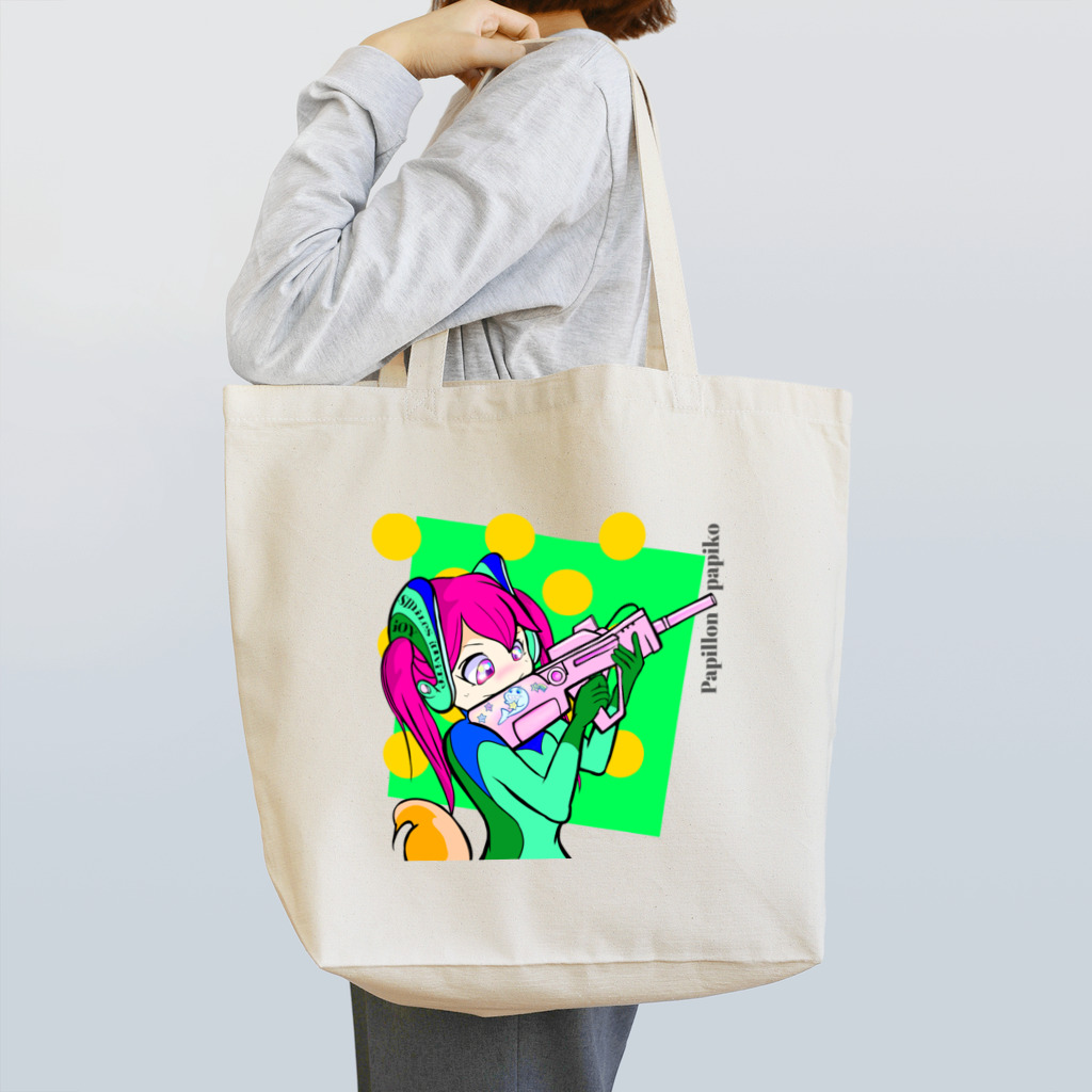 ちゃとらま　CHA10ramaのパピヨン　パピコ Tote Bag