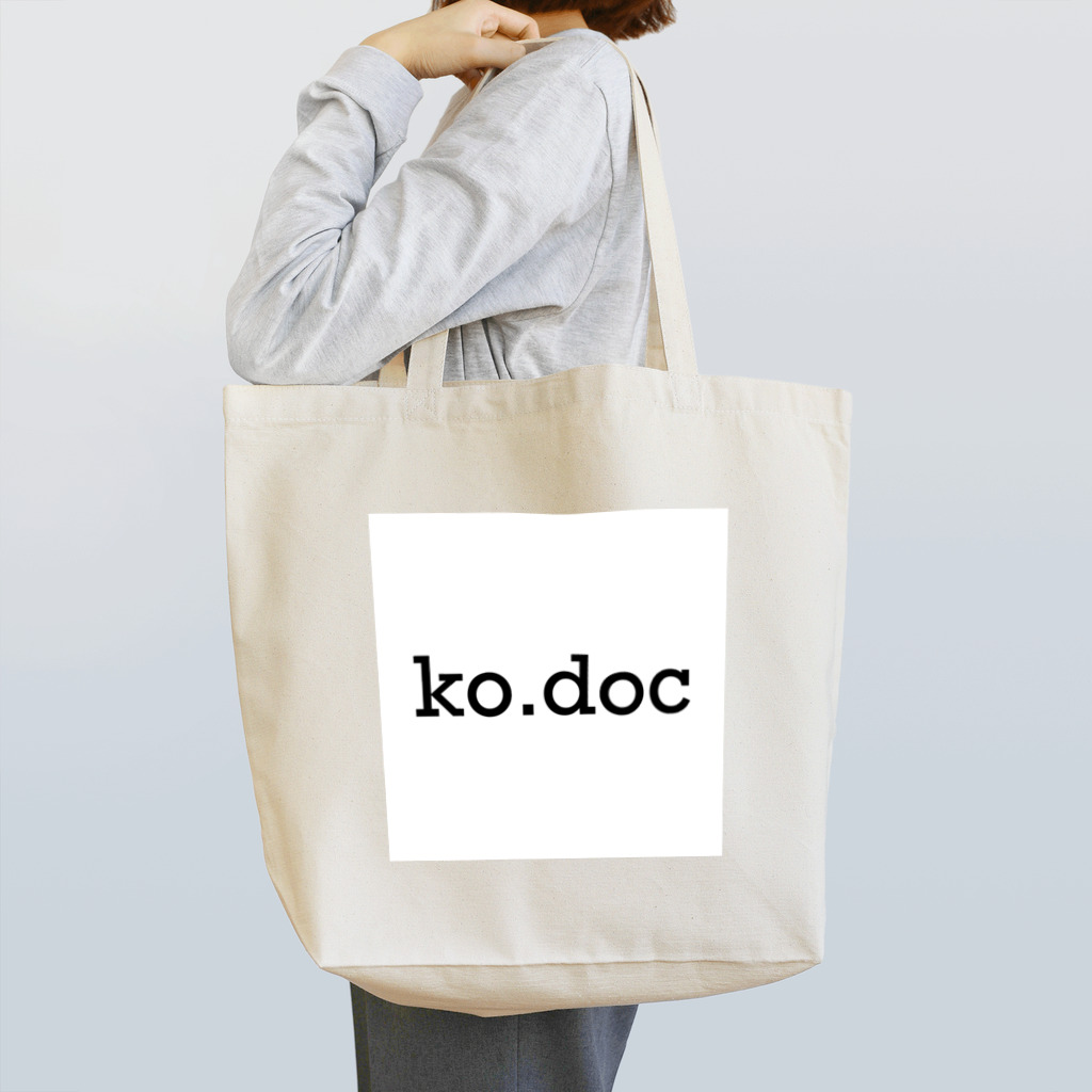 服と雑貨★ナイス屋のko.doc トートバッグ